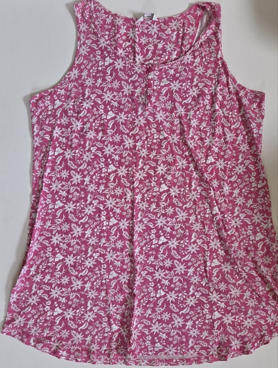 Charter Club Other - Charter Club Intimate Pink Floral Sleeveless Nightgown Country Prairie sz XXL